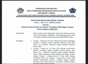 Surat Keterangan Kelulusan 2021